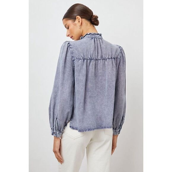 Rails Camille Top Sapphire Acid Wash - Picture 2 of 16